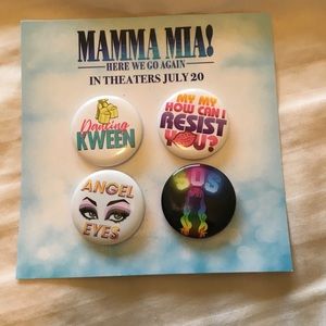Mama Mia abba pins.